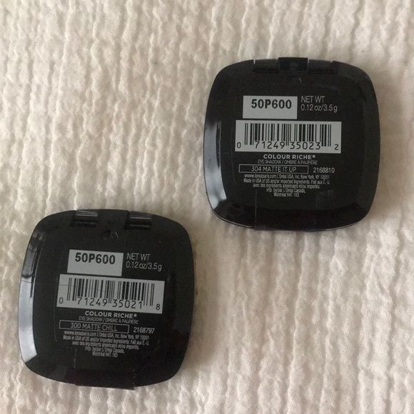 L’Oreal Paris eyeshadows in matte cream and brown - Picture 3 of 3